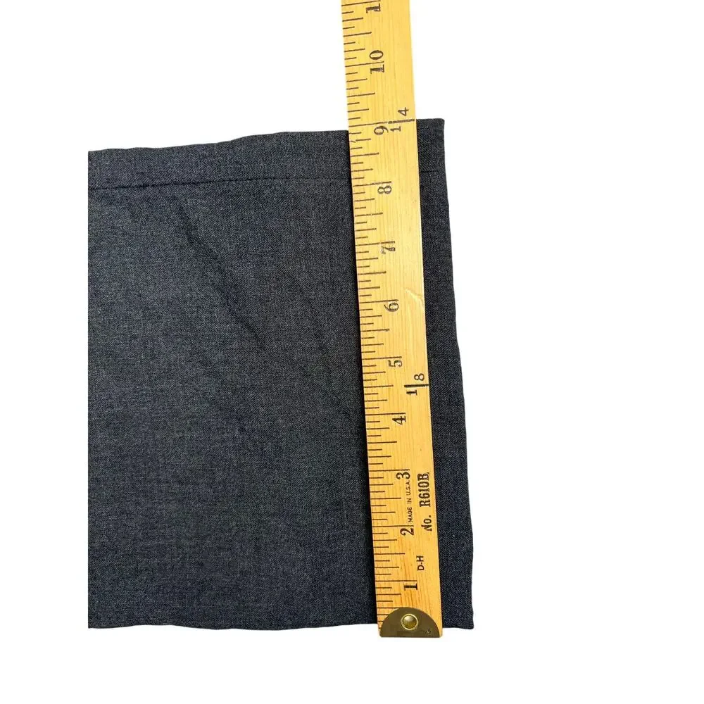 Vintage 90s Chaps Ralph Lauren Gray Pleated Dress Pants Trousers - 36x30.5